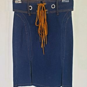 Denim skirt